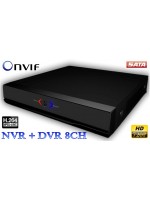 IBRIDO NVR + DVR SRI-1108LM 8ch ONVIF